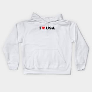 I Love USA Kids Hoodie